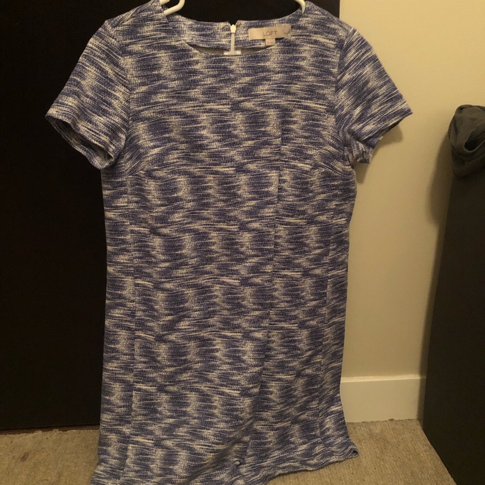 Loft blue dress